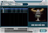 Daniusoft DVD Audio Ripper screenshot